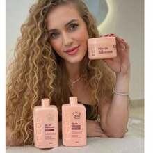 SOUL 3-ITEM SILICONE MIX HAIR KIT - TURBO SHAMPOO - TURBO CONDITIONER AND HAIR MASK - 淺粉色 - 查看 2