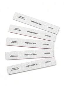 20Pcs Rectangle Nail Files 100/180Double Sided Emery Board Washable Emery Boards Reusable Nail Buffers Manicure Tools For Natural Nails Acrylic Nails Home And Salon Use,Nail Supplies,Nail Tools,Nail Art Tools,Back To School,Nails,Nail Tools For Press On Nails - Dusty Purple - View 13