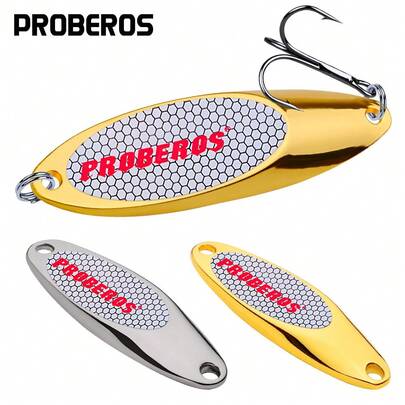 Sea Fishing Lures, Metal Sequin Vibration Baits In Gold & Silver, Bionic Fishing Lures, Hard Bionic Fishing Baits, Metal Fishing Lures