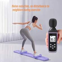 Multi Functional Fitness Board, Pilates Mat, Full Body Training Slider, One Two In One Leg Exercise Equipment, Adjustable Weight Loss Ski Trainer, Used For Thigh, Waist, Pelvic, And Gluteal Muscle Training And Body Shaping. Ski Adjustable Shaping Board, Home Office Fitness Equipment - Multicolor - View 10