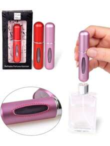 5pcs5ml Perfume Dispenser Bottle Bottom Perfume Bottle Filled With High-End Portable Pressure Spray Spray Bottle Empty Bottle Sample Dispenser Storage Containers - Multicolor - View 5