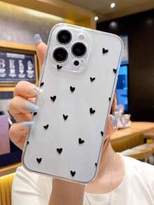 Funda de teléfono anti-caída gruesa con bordes perforados y diseño de corazón colorido, compatible con iPhone 16/11/16pro/16plus/16promax/16e/15Promax/13/14/12/XS/XR/7G/8P, compatible con Galaxy 11/12Pro/12/12X/13Pro/14Pro/15Pro, compatible con Redmi 10/9/Note9/12c/Note11pro/Note8Pro, versión internacional, no la versión nacional - Multicolor - Ver 4