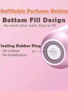 5Pcs/3Pcs/1Pc 5ML Perfume Refillable Bottle,Perfume Bottle Refillable Perfume Atomizer Bottle,Perfume Travel Spray Bottling Dispenser,Mini Portable Empty Liquid Container ,Travel Essentials ,Travel Organizer For Beach ,Summer Vacation Back To School - Multicolor - View 11