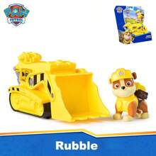 Spin Master Official Everest's Snow Plow Vehicle With Collectible Figure, Ryder's Rescue ATV Vehicle, Rex Rescue Vehicle, Rocky Recycle Truck, Tracker Jungle Cruiser, Chase Patrol Cruiser Rubble Skye Collectible Toy Zuma Hovercraft Vehicle For Kids Aged 3 And Up, 97237, 1pc