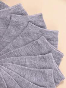 30 双纯色婴儿童踝袜，黑色/灰色/白色短款低帮袜，男女通用返校运动跑步训练袜，柔软舒适的踝袜 - 适合日常穿着、节日生日礼物、万圣节圣诞节礼物 - 彩色 - 查看 10