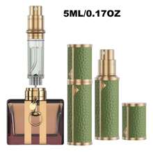 1 件奢华优雅便携式迷你可填充雾化器，底部填充设计，香水喷雾瓶，旅行香水瓶可填充，您的旅行和商务必需品