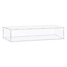 Clear Display Case, Acrylic Box Assemble Dustproof Box Showcase For Collectibles, Crafts - Clear 16.1x4.3x4.3 Inch - View 1