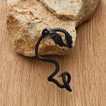 Bohemian Winged Dragon Shape Pierced Earrings, Fashionable Retro Ear Ornaments, Party Gift - 1 - Xem 2