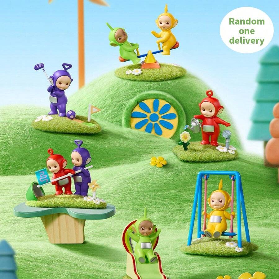 Miniso Teletubbies Magic Island Series Blind Box Figures, Adorable Teletubbies Characters, Random Draws Bring Constant Surprises, Suitable As Birthday Gifts And Holiday Gifts (1 PC Random Delivery)