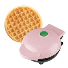 HONGMEI 1pc 350W 4-Inch Mini Waffle Maker, Makes Single Serving Waffles, Pancakes, Keto Waffles, Non-Stick Easy Clean - EU F Type Plug(220-240V) - View 9