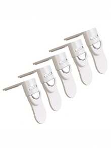 1/3/5个装抽屉锁，升级版防盗橱柜锁，双按钮防盗角锁，带强力粘合剂，适用于橱柜、抽屉、冰箱、烤箱、淋浴房等，家庭装饰礼品，多功能婴儿安全防护，无需钻孔