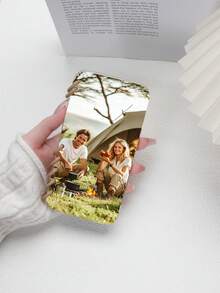 1pc Personalized Double-Sided Photo Notebook/Phone Case For Valentine's Day, Couples, Pets, Compatible With IPhone 16 Pro Max/16 Plus/16 Pro/16/11/11 Pro Max/12/12 Pro/12 Pro Max/13/13 Pro/13 Pro Max/14/14 Plus/14 Pro/14 Pro Max/15/15 Plus/15 Pro/15 Pro Max/7/8 Plus/XR/XS Max/X - Clear - View 6