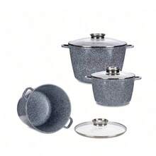 Garnek 4,0 l wysoki tradycyjny 4,0 l 20 cm - 灰色 - 查看 4