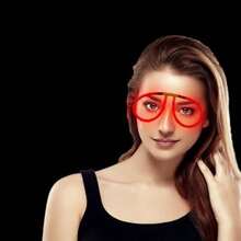 Glow Stick Eye Glasses Assorted Colors 6ct