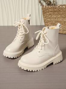 2025 New Autumn/Winter ' Shoes, Thick Sole Big Shoes, School Student Shoes, Fashion Versatile Casual ' Shoes, Side Zipper ' Student Shoes, Teenage School Student Shoes, Student Boots, Casual Ankle Boots