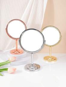 1pc Makeup Mirror, Desktop Minimalist Large Princess Mirror, Dual-Sided Magnifying Mirror, Suitable For Dorms & Vanities,Makeup,Cheap,Room Decor,Vanity,Travel,Bedroom,Makeup Accessories,Mirror,Vanity Mirror,Cheap,Stocking Stuffers,Makeup,Makeup Tools,Cheap Stuff,Gifts,Gifts For Women,Christmas Gifts - Multicolor - View 10
