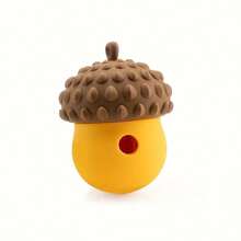 1pc Durable Silicone Dog Feeding Toy - Acorn Designed Anti-Bite Chew And Slow Feeder Puzzle With Food Dispensing Function, Interactive Textured Surface Pet Toy For Mental Stimulation And Healthy Eating Habits, Suitable For All Breeds, Silicone Dog Toy, Cute Dog Design - Multicolor - View 8