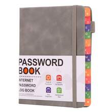 Notepad B6 Password Book With Alphabet Tags Password Storage Book Elderly Friendly Website Address Storage Log Book Password Information Record Book - one-size - View 15