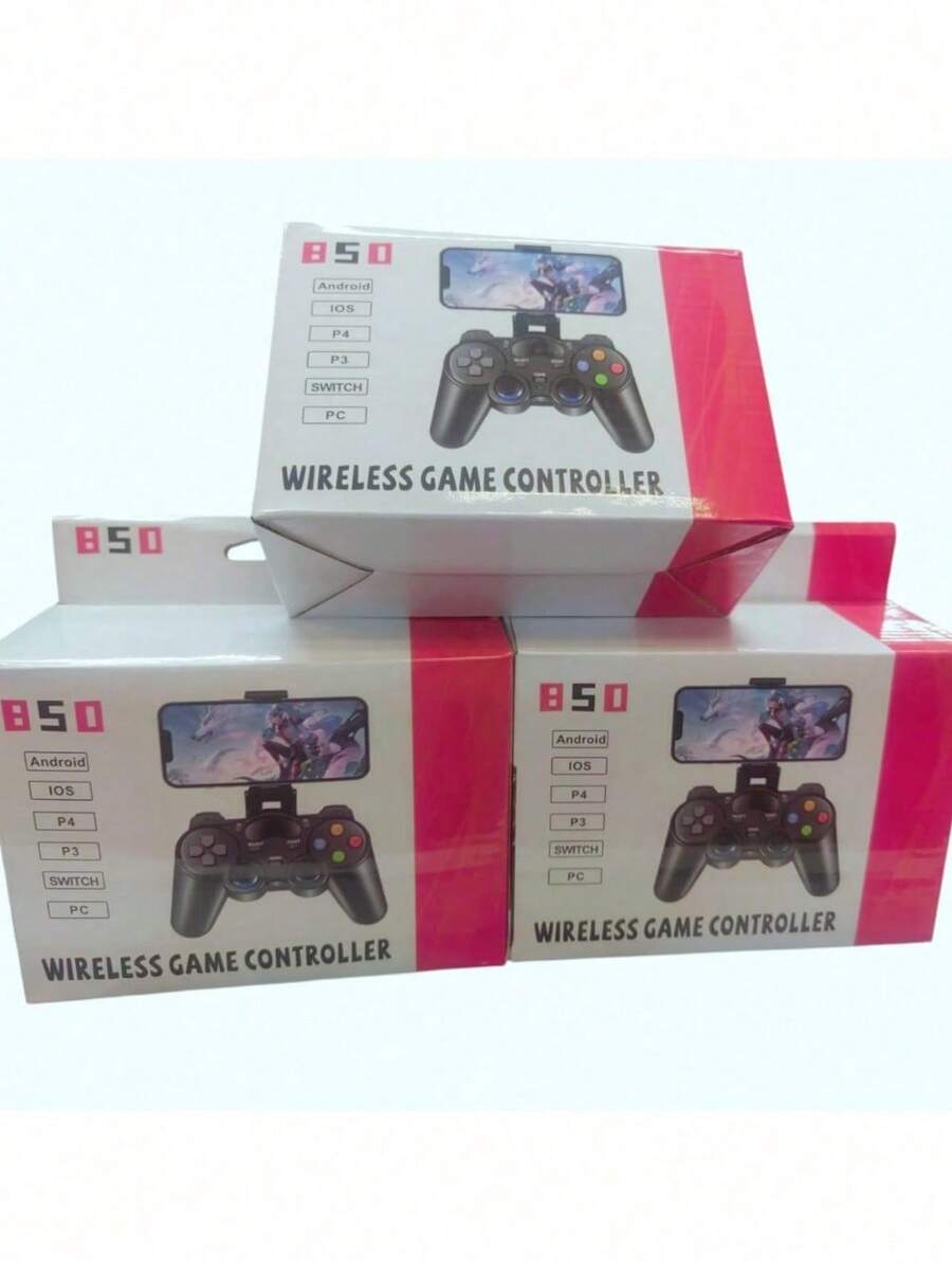 Control de videojuegos 850 mando gaming compatible consolas accesorios inalámbrico bluetooth diseño ergonómico alta sensibilidad tecnología avanzada para jugadores - Blanco - Ver 1