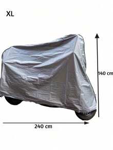 DeTODO Waterproof Motorcycle Sun Protection Cover 240x140 - XL - View 2