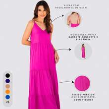 Women Dresses - 玫紅色 - 查看 10