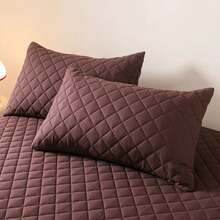 Funda de almohada impermeable, sin almohadas, 3 tipos de Jacquard, funda de almohada de 48x74cm para dormitorio, funda de almohada para el hogar - Azul - Ver 13