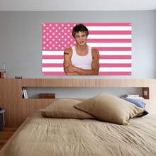 American Flag Tapestry Polyester 90g Printed Wall Hanging For College Dorm, Bedroom, Living Room, Home Decor, Beautiful Art Tapestry, Ideal Holiday Gift - Multicolor - View 5