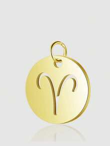 Constellation Zodiac Charms For Jewelry Making Supplies Gold Color Pendant Diy Necklace Bracelet Earrings Accessories - Gold - View 14