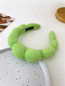 1 pieza Diadema retro de mujer con esponja en forma de nube, diadema de pelo con bordes anchos y alta presión, antideslizante para lavarse la cara, otoño, invierno, accesorios para el cabello, dulce y lindo, diadema, aros para el cabello, accesorios para la cabeza