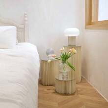 1 件/套象牙色纸板底座、可折叠纸板罗马式立柱、可折叠立柱支撑、婚礼配件、落地展示柱、带圆形上层搁板的 DIY 底座盒、可折叠纸质圆筒、婚礼蛋糕底座、生日、鲜花、理想的礼物支架、婚礼装饰、家居、房间、毕业典礼、派对、单身派对 - 彩色 - 查看 8