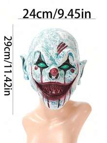 1 件万圣节派对密室逃脱鬼屋服装小丑面具、节日角色扮演道具和派对礼物 - 彩色 - 查看 3