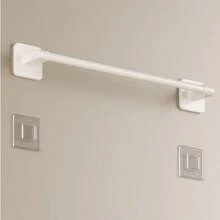 Towel Rack, Bathroom Towel Bar Holder, Wall Mounted Towel Organizer Rack, No Drilling Required