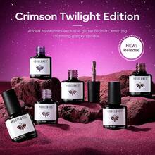 Cat Eye Gel Nail Polish Set, 6 Colors 9D Glassy Cat Eye Glitter Gel Polish Black Red Purple Blue Silver Brown Nail Polish All Seasons With Magnet Soak Off Led DIY Salon Gift-842643 - A-2深紅暮光 - 查看 10