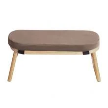 Aohuada Meditation Prayer Bench, Portable Foldable & 5° Ergonomic Tilt Kneeling Meditation Yoga Stool With Cushion & Carry Bag For Home/Studio/Gym, Bamboo & Velvet Kneeling Stools (Coffee) - Brown - View 9