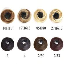 Voluminous Bird's Nest Bun - Elegant High-Temperature Silk Fiber Women's Bun, Messy Elastic Headband Style, Essential Item For Quickly Creating Fashionable Hairstyles