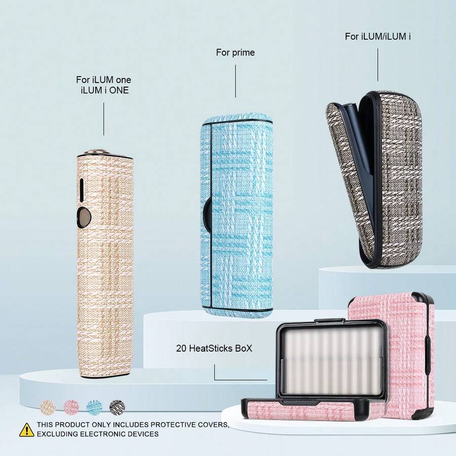 适用于 IQOS ILUMA/ILUMA I ONE 的装饰性防震保护套，可装 20 根加热棒，时尚配件，豹纹多色 PU 皮革材质，360 度全方位保护，减震防滑，男女皆宜，生日、情人节、圣诞节的绝佳礼物
