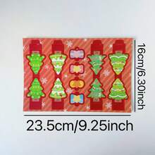 10 件，圣诞卡通棒棒糖卡片纸，励志祝福卡通贺卡，鼓励短语装饰卡，精美学生卡片纸（每件包含四张） - 彩色 - 查看 6