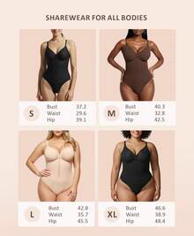 Feelingirl Summer Sling Sleeveless Shapewear Bodysuit For Women Tummy Trimmer Control Slimming Thong - 棕色 - 查看 6