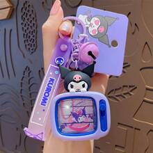 Sanrio 迷你收音机收藏品 - 优质树脂小雕像，包括 Hello Kitty、Kuromi 和 Cinnamoroll。手绘细节让角色栩栩如生，非常适合展示或日常灵感。 - 紫色 - 查看 2