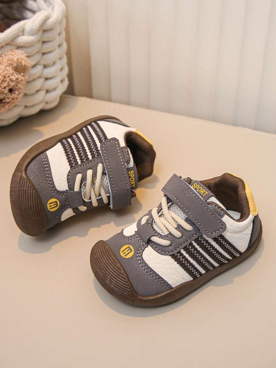 Kids' Casual Shoes, Children's New Fashion Sneakers, Soft Bottom Comfortable Student Shoes, Toddler First Walking Shoes - Grey - View 1