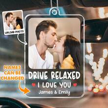 8pcs - Customized Photo Acrylic Car Pendant - I Love You - Personalized Couple Photo Ornament - Gift For Husband - Valentine's Day Decor, Art Wall Decor, Bathroom, Bedroom, Living Room, Wall Decor, Home Decor, Multi-Functional, Reusable, Delicate, Modern, Minimalist, Fashionable - As Shown - View 21