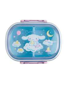 1pc 580ml Sanrio Hello Kittys Bento Lunch Box Set - Leak-Proof Microwave- 3 Compartment Lunchbox With Lid, Cute Pink Detachable Containers, Snack Bowls, Refrigerator Storage