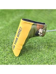 1pc Golf Club Putter Cover Golf Club Head Covers Covers Golf Accessories Golf Supplies Limited Edition - Yellow - View 8