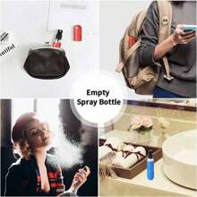 6ml Portable Mini Refillable Perfume Bottle Empty Perfume Spray Bottle Atomizer Pump Case For Travel And Outgoing (Color Random)