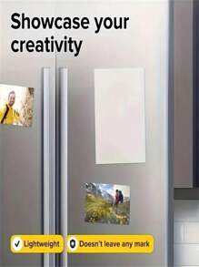 200/100/50/10 件圆形自粘磁条套装 - 合成橡胶，灵活多用的磁铁，用于 DIY 工艺品、冰箱书签、汽车装饰、婚礼照片和海报展示；强力粘合，无残留，用于工艺品的薄磁条，强力粘合磁片 - 彩色 - 查看 5