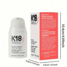3pcs K18 Leave-In Molecular Hair Mask, Repairs Dry Or Damaged Hair, Reverse Hair Damage From Bleach, Color, Chemical Services & Heat - 3pc - 查看 6