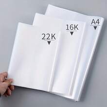 10pcs Transparent Ultra-Thin Book Covers, Lightweight Book Sleeves, Made Of PVC Leather Material, Suitable For Students To Use During The School Term