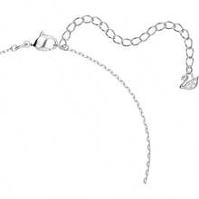 SWAROVSKI SWAN 125th Anniversary Pulsing Swan Necklace, Collarbones Chain Necklace, Mother's Day, Christmas, Girlfriend, Birthday Gift, Fashion Necklace For Women - Silver - View 5