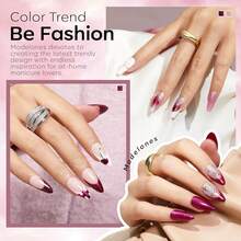 Cat Eye Gel Nail Polish Set, 6 Colors 9D Glassy Cat Eye Glitter Gel Polish Black Red Purple Blue Silver Brown Nail Polish All Seasons With Magnet Soak Off Led DIY Salon Gift-842643 - 玫瑰園 - 查看 4