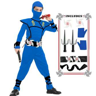 Samurai Costumes For Kids Muscle Japanese  Costume With Samurai Accessories Toys Best Children Gifts